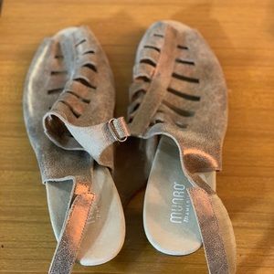 Munro suede sling back